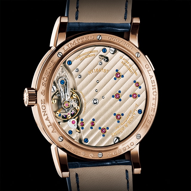 A. Lange & Söhne back of the watch mechanism view